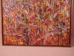 Laura Williams-Chassot 1992 Abstract Expressionism Painting 36″ x 26″
