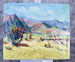 Vintage Southwest Oil Painting