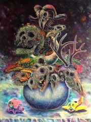 ALAIN DONATE HERNANDEZ „ORIGINAL OIL PAINTING ON CANVAS“ 36″ X 48″CUBAN ART