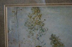 FRAMED MATEED CLAUDE MONET VINTAGE 1950’S COLOR PRINT OF “ L’ETE SUMMER (1874) „