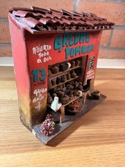 Chilean Fine Folk Art Miniature Tienda / Grocery Store Scene -“Ollas Y Platos”