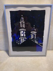 11 x 14 in. Picture of St. John’s in Frederick, MD Painted By Charles Forsythe