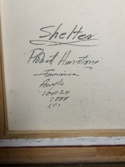“Shelter” Original Painting By Robert Armstrong In Gilded Frame 20×24