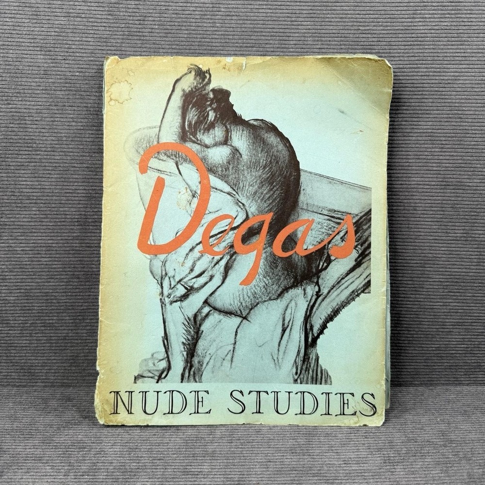 Edgar Degas Signed Stamped Drawings on Paper Lot of 7 Vintage Art