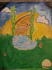 Painting Of Fawn In Nature 8×10 Outdoor Nature Animals