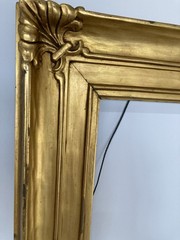 J. H. Miller 23karat Gold Leaf Gilded Arts And Crafts Frame 4” Moulding