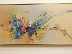 YANG HSING-SHENG (1938- ; China) LISTED ARTIST; ABSTRACT on Canvas; Signed