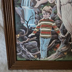 Guardian Angel And Boy Paint By Number in Wooden Frame 18.5″ x 14.5″ x 1.25