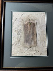 Stunning Vintage „An Abstract Composition“ Mixed Media Painting – Framed