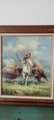 original Troy Denton oil painting 20″x24″ signed original frame