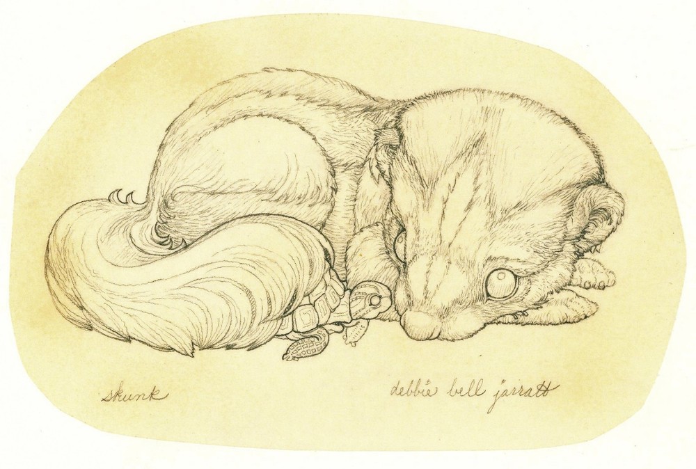 Deborah Bell Jarratt (PA,20/21C) graphite painting 154384