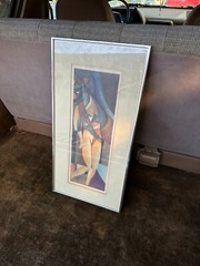 Neal Doty Sketch Art Deco Woman Cubist Cubism Modernism Abstract Vintage 80s