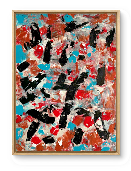 STEVEBARTZ ORIGINAL ART „FEELING GOOD“ 22X30 GALLERY THICK PAPER FINE ART HOME