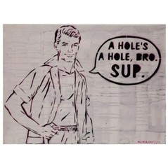 Quote Art, gay humor art, mid century fashion Painting, Graffiti Painting
