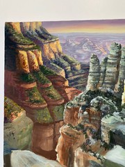 Painting Grand Canyon Arizona Landscape Desert Colorado River By Ann Gillingham