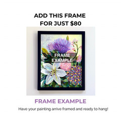 Floral Red Rose Painting Original Pink Wall Art Modern Flowers 11×14 CP 15
