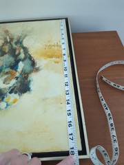 Aldo Paolucci Original Oil Painting on Canvas Impressionist Horses MCM Signed