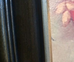 Vintage 14.5in X 6.5in Flower Paintings