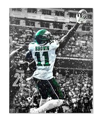 „Always Open“ original AJ Brown Eagles painting, 24×30 inches