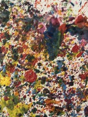 Jimi Hendrix Original 24×36 Painting by Artist A. Perez Amazing Colors Fragment