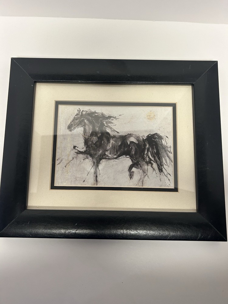 Lepa Zena by Marta Gottfried Canvas Art 12.5×10.5 x 1″ in Black Frame