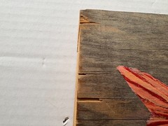 Original Fish Painting on Reclaimed Wood- 7 x 11″