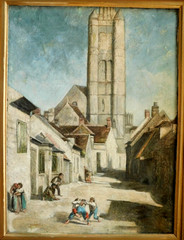 LISTED ITALIAN GIAN CARLO POLIDORI (1895–1962) FINE ORIGINAL OIL PAINTING