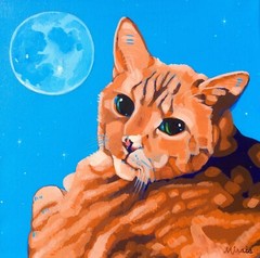 12X12 Custom Pet Portraits, Original Art Painted from Your Pet’s Photograph