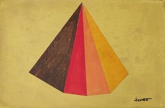 Sol LeWitt Signed Minimalist Oil Painting on Canvas – American Conceptual Art
