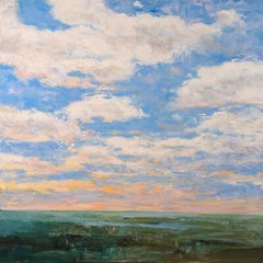 Original Acrylic Painting Landscape Scenery on Canvas by Kanayo Ede 30”x 30″