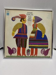 12.75×12.75″ Vintage Framed Vinyl Record Cover