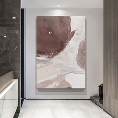 Home Decoration Poster Wabi Sabi Style Handmade Oil Painting Abstract Wall Art