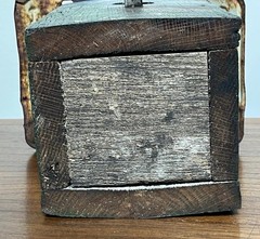 BETTY FISCHER Americana Folk Art Painted Birdhouse Artist Handmade RARE