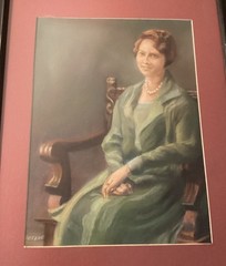 Vintage Pastel Painting Portrait 1930s