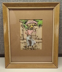 Alice Scott Southern Americana Charleston SC Flower Vendor Hand Painted Print