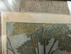 Fine Patricia Pat Kurtz California Artist Woodblock Print Taiwan? 9.5 x12″ 1966