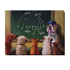 Game Plan by Lucia Heffernan Gallery-Wrapped Canvas Giclee Art (18 in x 24 in)