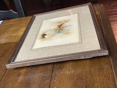 4.75″x6.75″ Butterfly Watercolor by Jerry Seagle Earthtones in 9″x 11.75″ Frame
