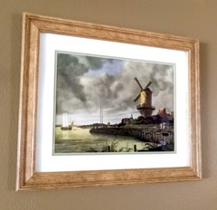 Jacob Von Ruisdael Lithograph / Dutch Windmill Art (15.75″ x 12″) / PRINT ONLY