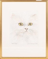 June Crawshaw, ‚White Persian Cat‘