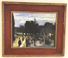 Alfred R. Mitchell Plein-Air Painting Exhibited Museum of San Diego History 1988