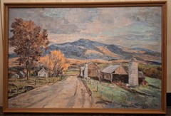 BARBARA VAN STAPPEN NEW ENGLAND ARTIST OIL PAINTING MOUNT MASFIELD VERMONT