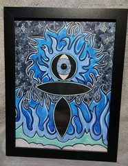 „Cosmic Consciousness“ – Original Painting (9×12 inches) – watercolor & acrylic