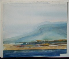 ANN KLOPPENBURG – ‚Mullaghmore Beach‘ – Watercolor Painting – Canada – C. 1990’s