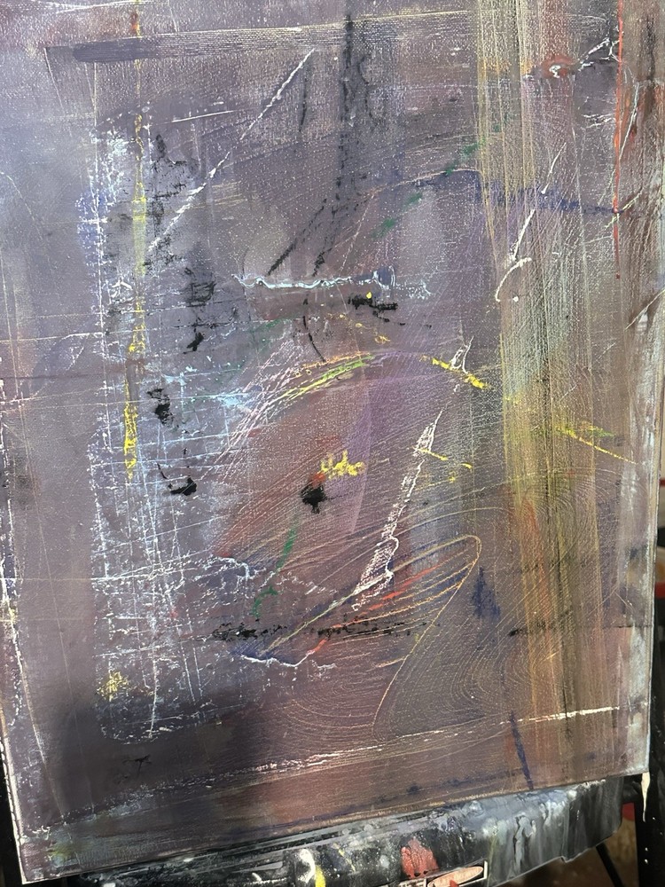 Abstract Painting Artwork – Abstract Style Art Theme, Single Piece