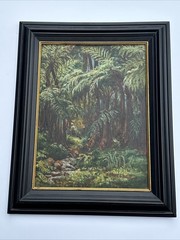 Antique Painting Landscape Impressionist EDITH CHEESMAN RARE WOMAN 1910’S 1920’S