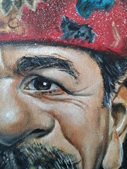 Carlos Santana Original Oil Painting Art by Paul Alexander 11″ x 14″