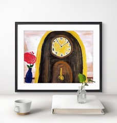 Eleven-Eleven Contemporary Whimsical Original Acrylic Canvas Painting