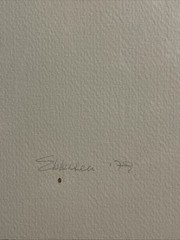 Ultra Rare Torben Niels Ebbesen 1979 SIGNED ORIGINAL Minimalist Artwork