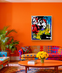 STEVEBARTZ ORIGINAL ART „EVERYONE“ 18X24 GALLERY THICK PAPER FINE ART HOME